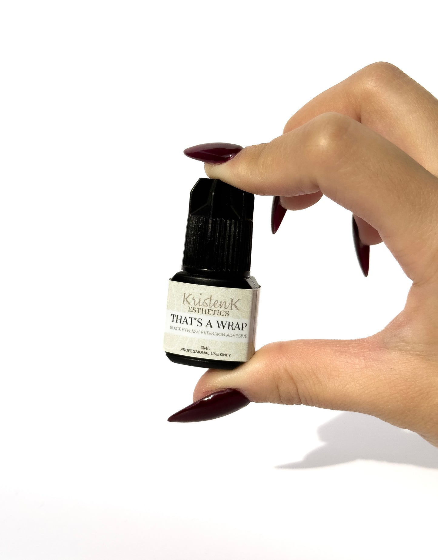 Wrapped Lash Adhesive
