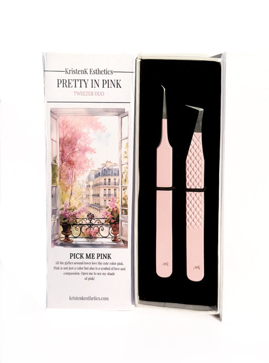 Pretty in Pink - Tweezer Duo
