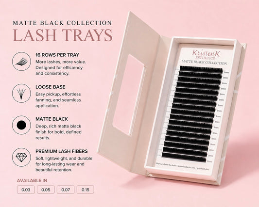 Matte Black Lashes - Specialty Curls