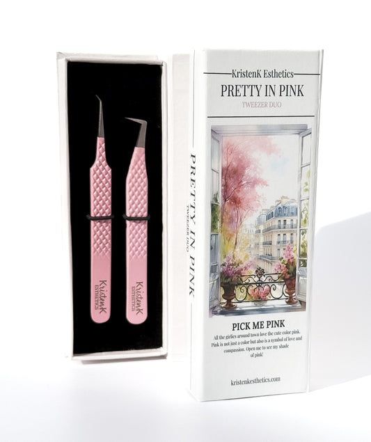 Pretty in Pink - Tweezer Duo