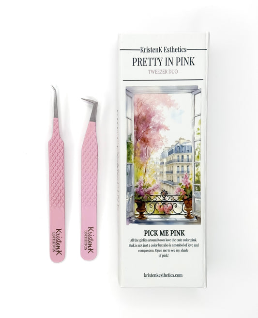 Pretty in Pink - Tweezer Duo