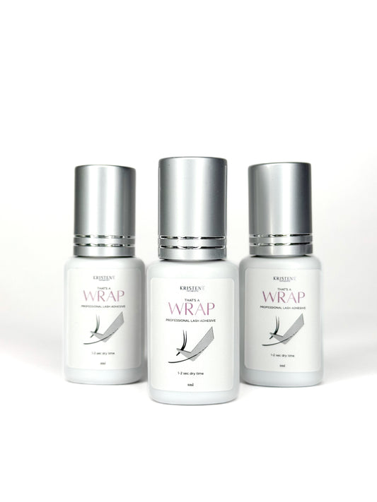 Wrapped Lash Adhesive