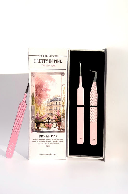 Pretty in Pink - Tweezer Duo