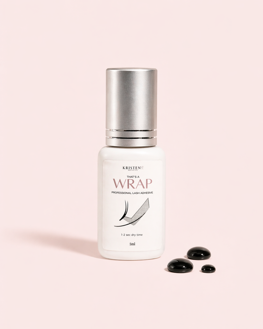 Wrapped Lash Adhesive